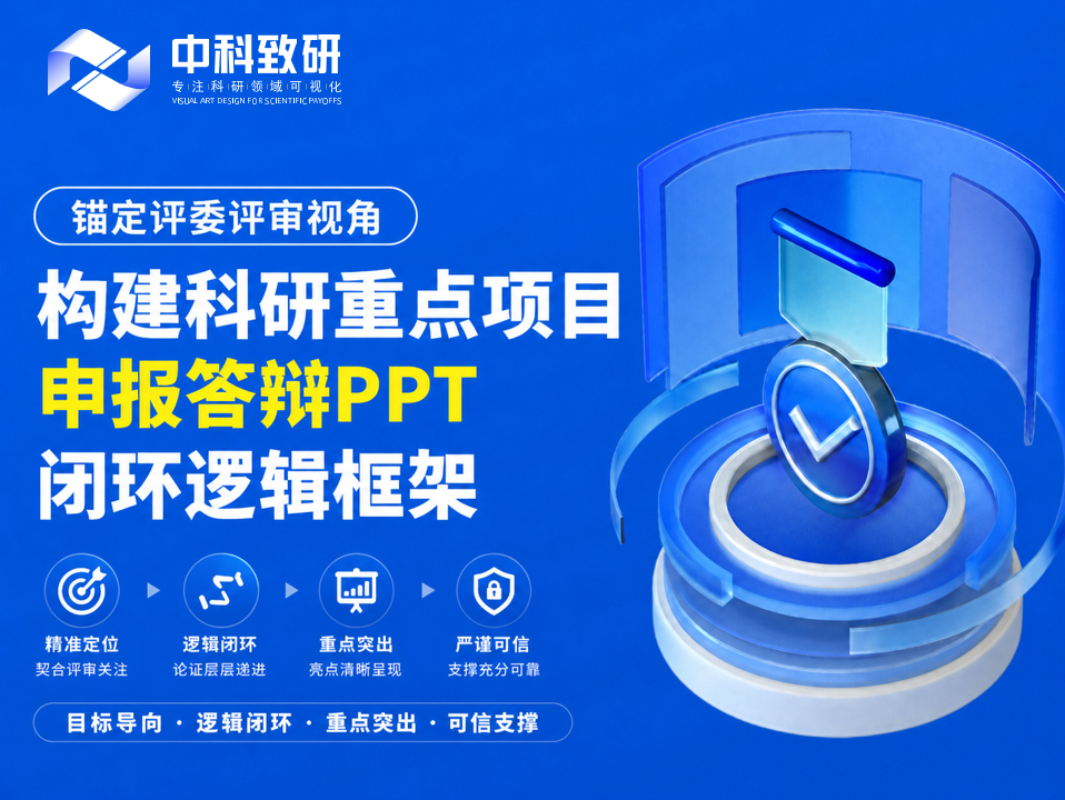 锚定评委评审视角，构建科研重点项目申报答辩PPT闭环逻辑框架