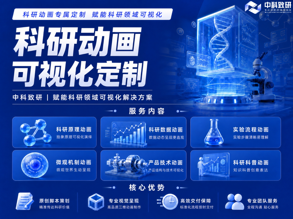 懂学术、严保密、高还原的科研视频定制团队丨北京中科致研